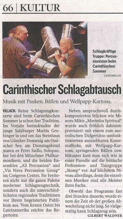 Kleine Zeitung 3.8.2006